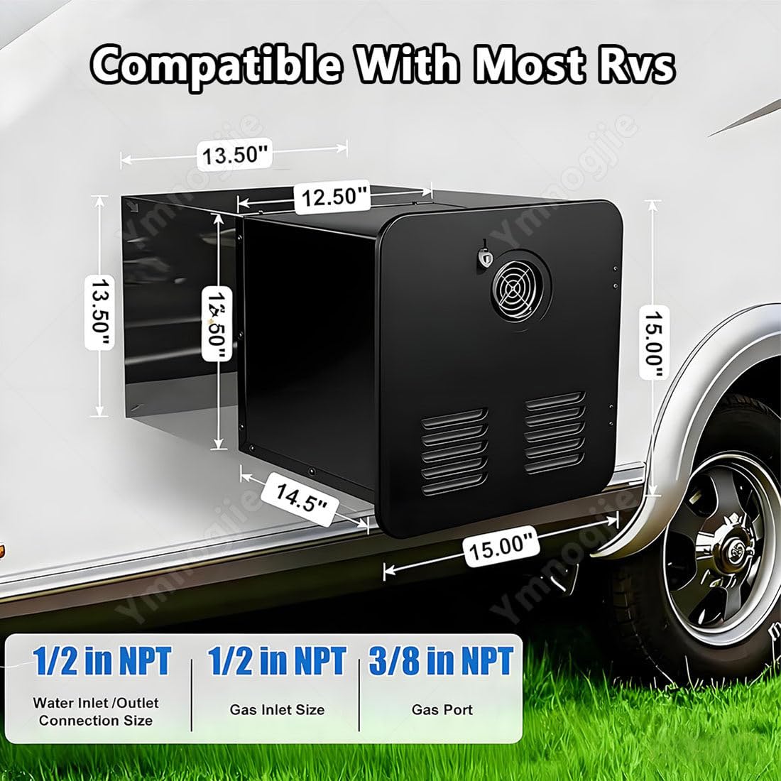 Scaldabagno Senza Serbatoio 55000 Btu para Camper y Roulotte