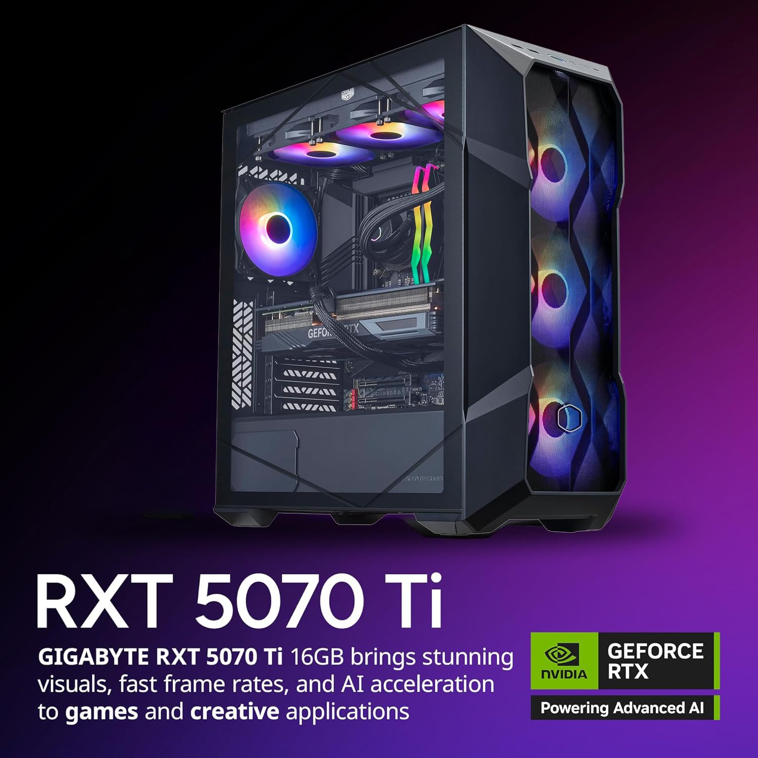 Amazon.co.jp: Cooler Master TD5 Pro ゲーミングPC – AMD RYZEN 7