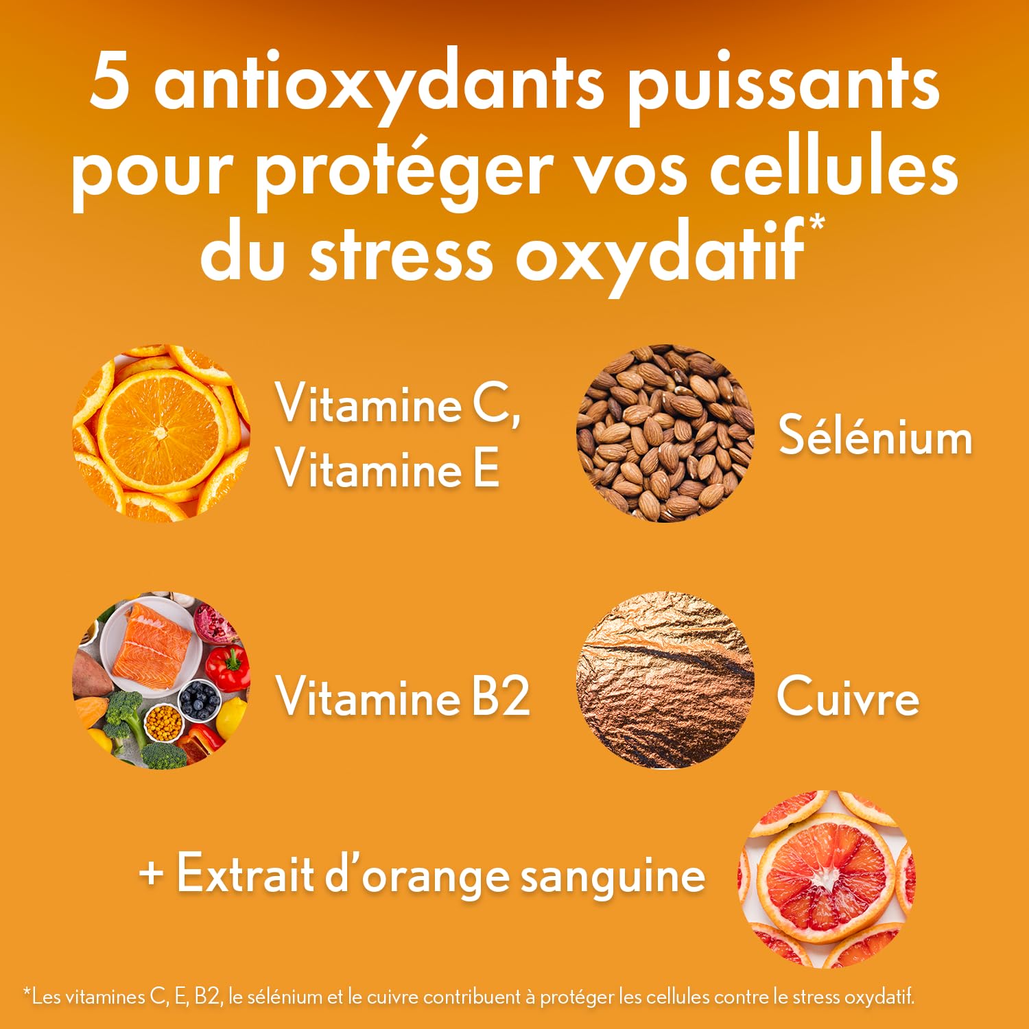 OENOBIOL SUN EXPERT Protection Antioxydante 5 – Bouclier antioxydant (UV, pollution, stress oxydatif) – Vitamines C, E et B2 – Complément Alimentaire 60 capsules – Programme 2 mois