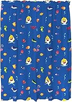 Vista 6 de Franco Juego de cortinas para habitación de niños, 82 x 63 pulgadas, Baby Shark