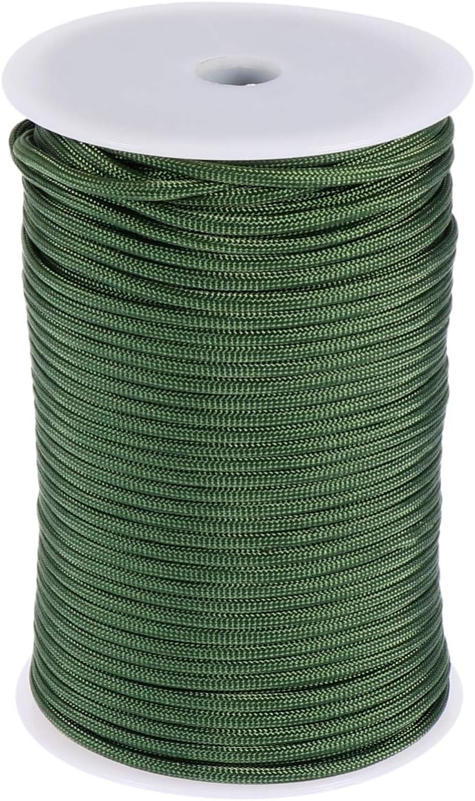 Hemoton High-Strength 100m Long 4mm Thick Braided Rope for Tent Umbrella Clothesline Durable for Outdoor Use