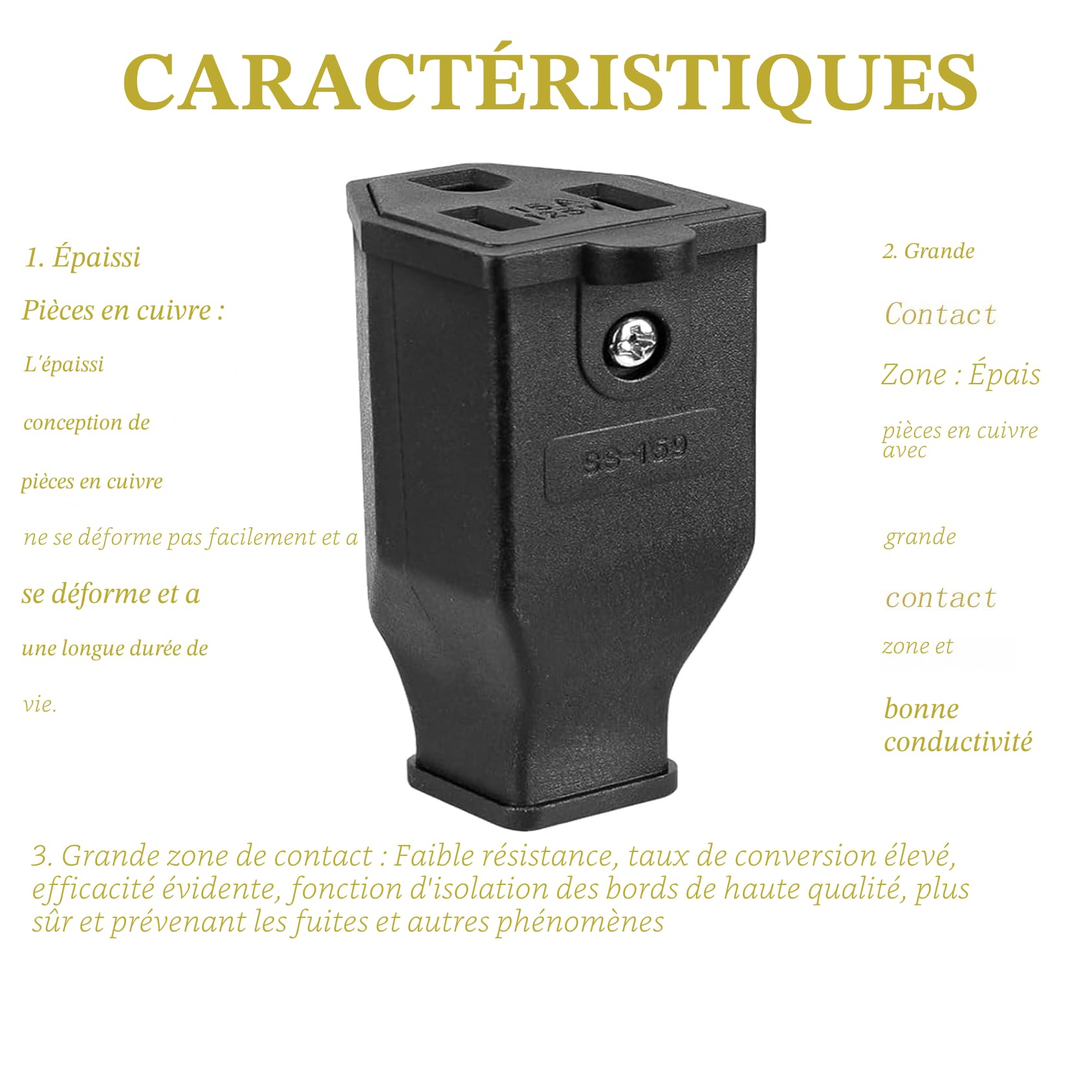 Fiche De Verrouillage Cooper 15A/125V – 2 Pôles 3 Fils, Terre, Modèle 4720