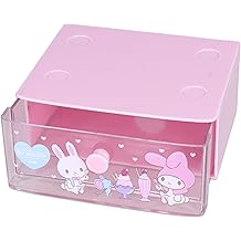 Roffatide Cartoon Melody Desktop Desk Office Supplies Container Pen Holder for Desk Cute Pencil Cup Pot Makeup Brush Holder Mini Box Pink