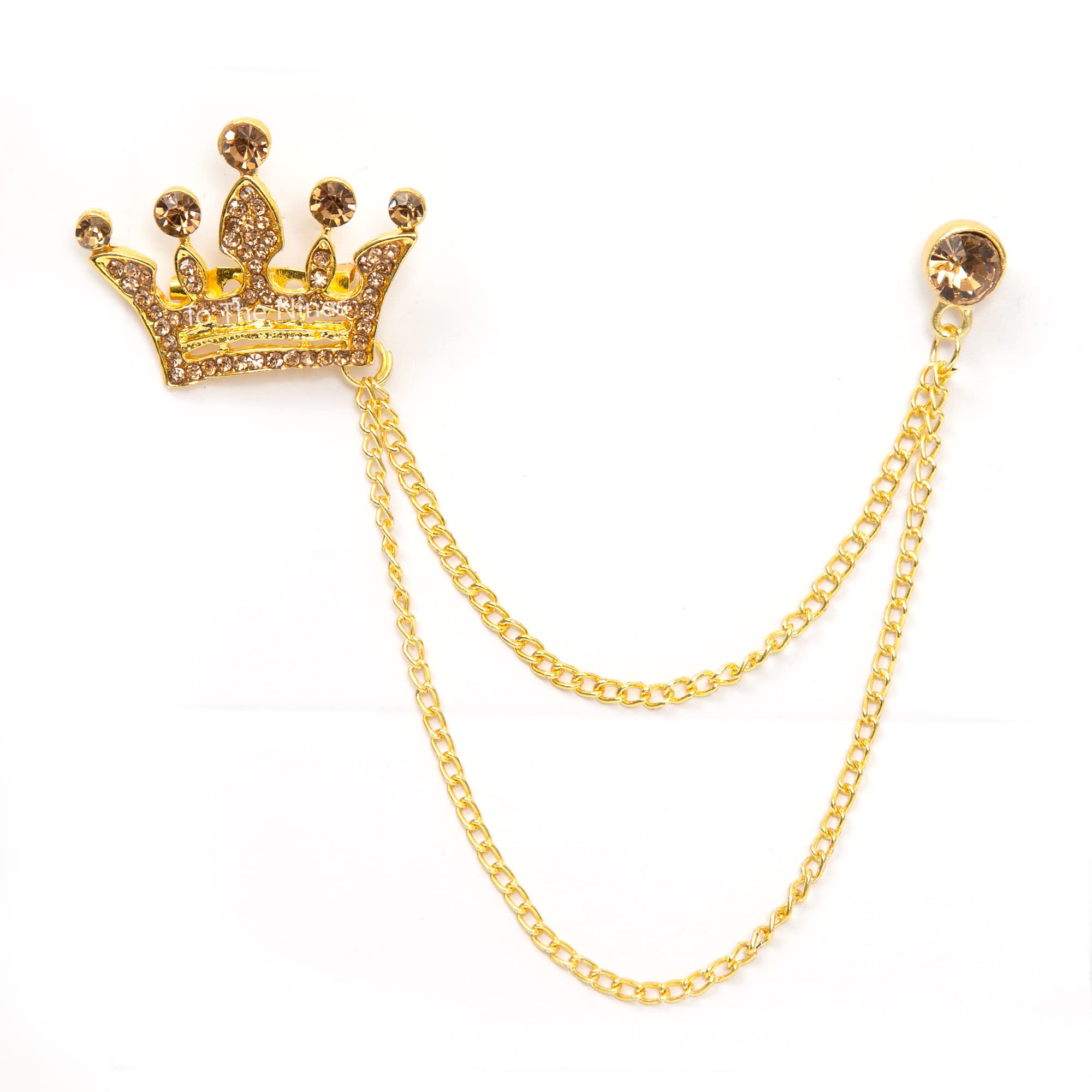 To The Nines Golden Crown Brooch (B0BP27J132) Amazon Price History, Amazon Price Tracker