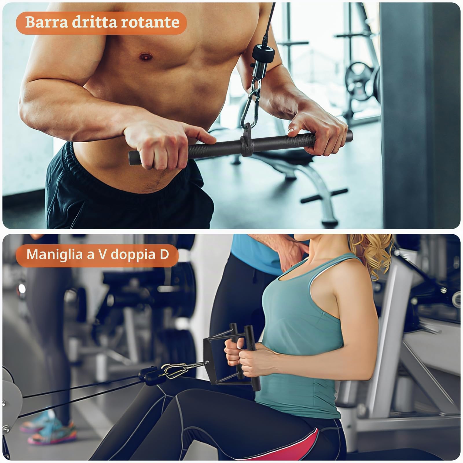 SERTT LAT - Accessorio per macchina da palestra a casa, allenamento con pesi e cavi