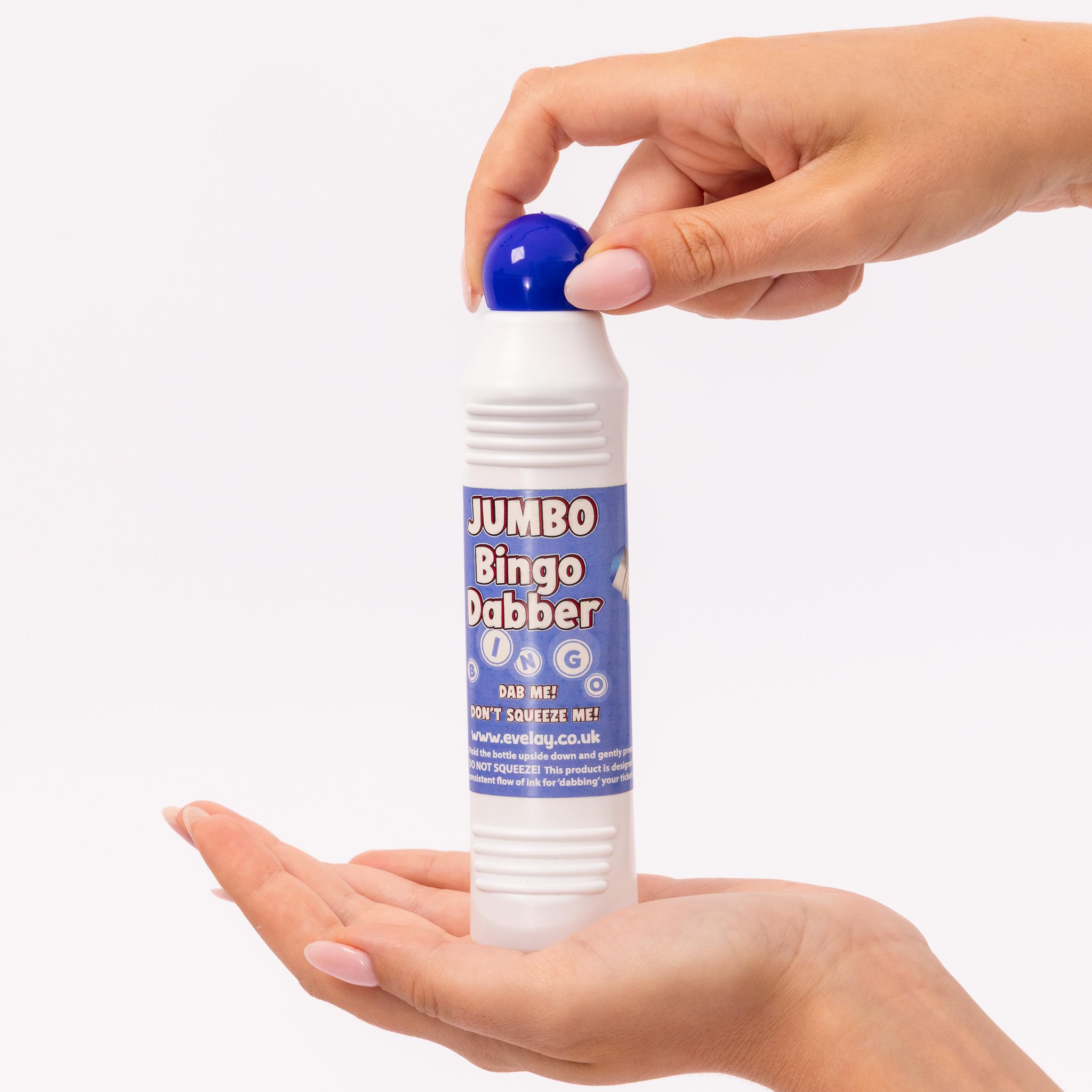 evelay Jumbo Bingo Dabbers, 80ml Large Ink Markers with 17mm Sponge Tip, Smooth Coloured Daubers for Tickets Fundraisers - Image 4