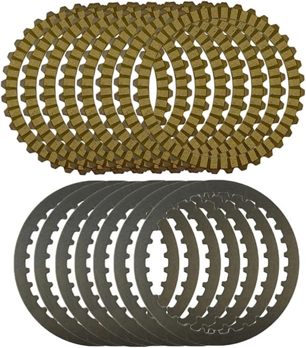Motorcycle Clutch Friction Disc Plate Kit Fit For XL883 XL1200X FLHRI FLSTN FLSTC FLHR - Good Replacement Parts(Clutch plates kit)