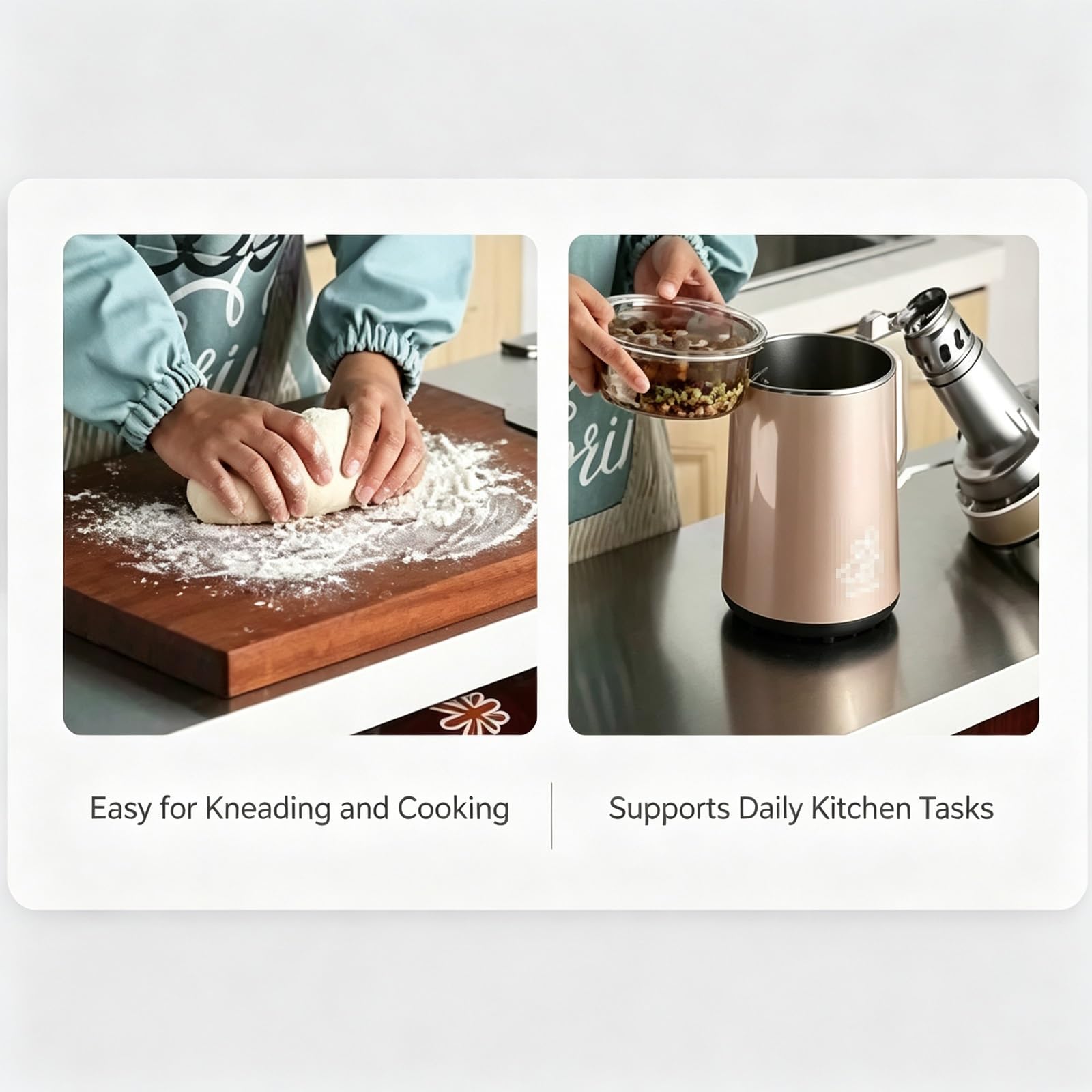 Scaffale mobile della cucina dell'acciaio inossidabile, tavolo della preparazione con le guardrail
