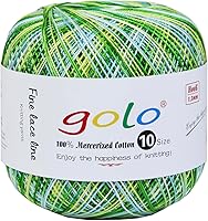 Vista 29 de golo 24 bolas hilo de ganchillo tamaño 10 hilo para tejer a mano hilo de ganchillo 10-24-1