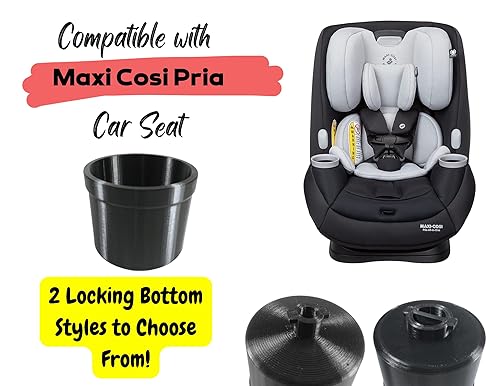 Miniatura 3 de Portavasos compatible con Maxi Cosi Pria todo en uno asiento de automóvil (soporte para tazas individual) (estilo #4)