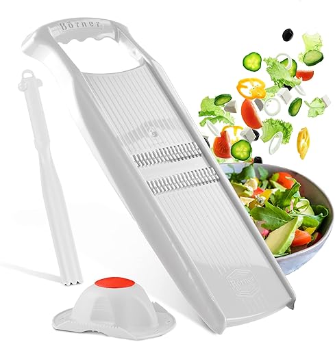 Miniatura 9 de BORNER Roko PowerLine - Rallador de verduras Börner - Calidad fabricada en Alemania, color blanco