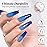 YTD Likomey Color Changing Gel Nail Polish,15ml Light Blue To Blue Mood Temperature Change Colors Thermal Ombre Salon Home Fall Winter Manicure UV Varnish,WB205