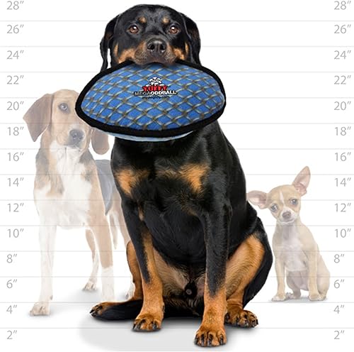 Miniatura 3 de TUFFY - Juguete suave para perros más duro del mundo - MEGA Odd Ball - Sin chirriantes - Múltiples capas. Hecho duradero, fuerte y resistente. Juego