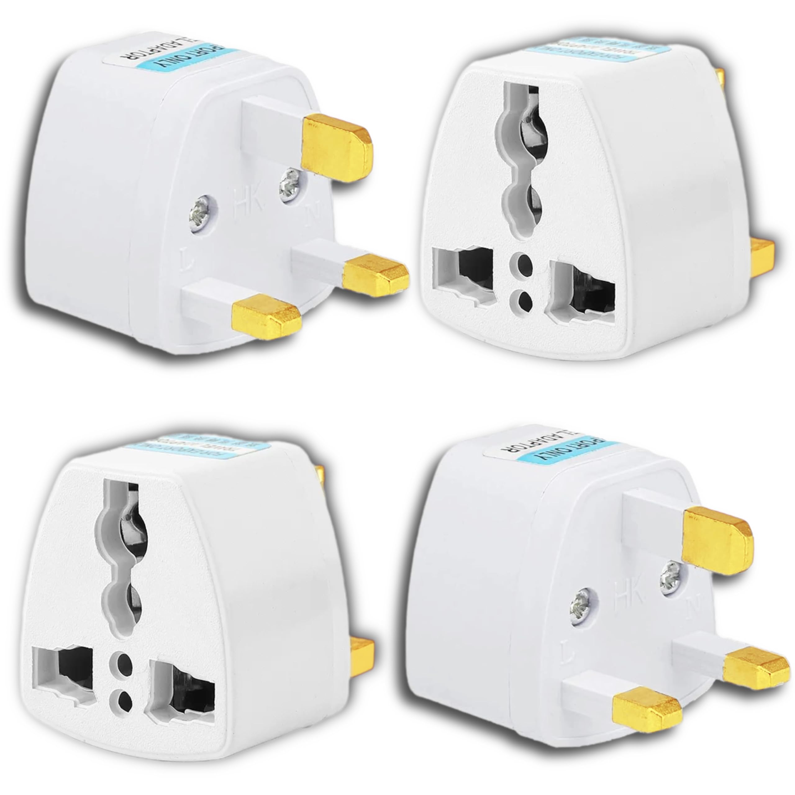 KAVANA UK Travel Adaptor for Indian Pins, Type G UK Universal Socket Adaptor for Countries Like Hong Kong, UAE, Dubai, Singapore, England,etc Suitable for Mobile, Laptops,ETC-image-31