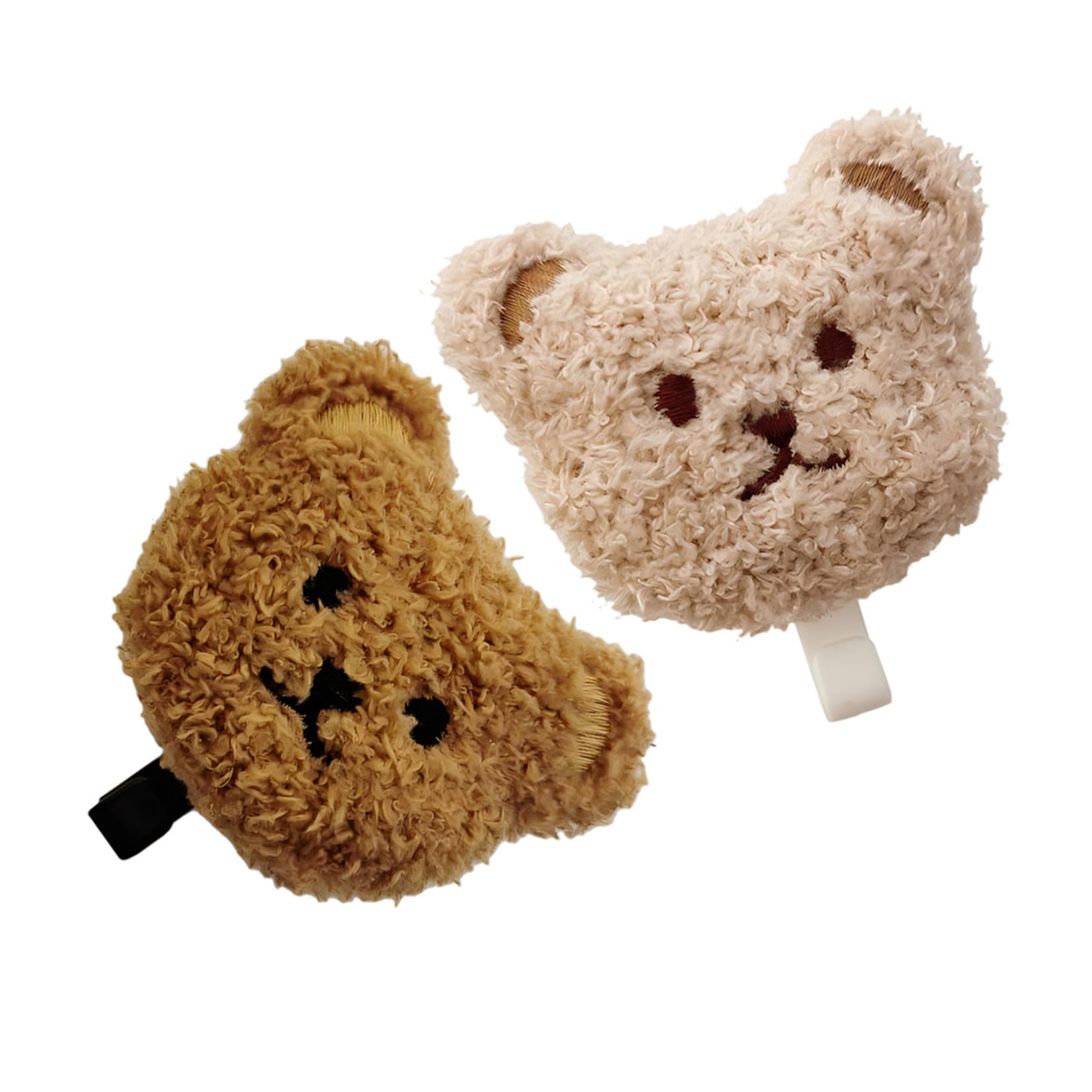 BESPORTBLE 2 pezzi Ganci Adesivi da Parete Orso Peluche Ganci Adesivi Morbidi e Resistenti per Cucina Bagno e Camera Facili da Installare Senza Forare per Appendere Chiavi Asciugamani e