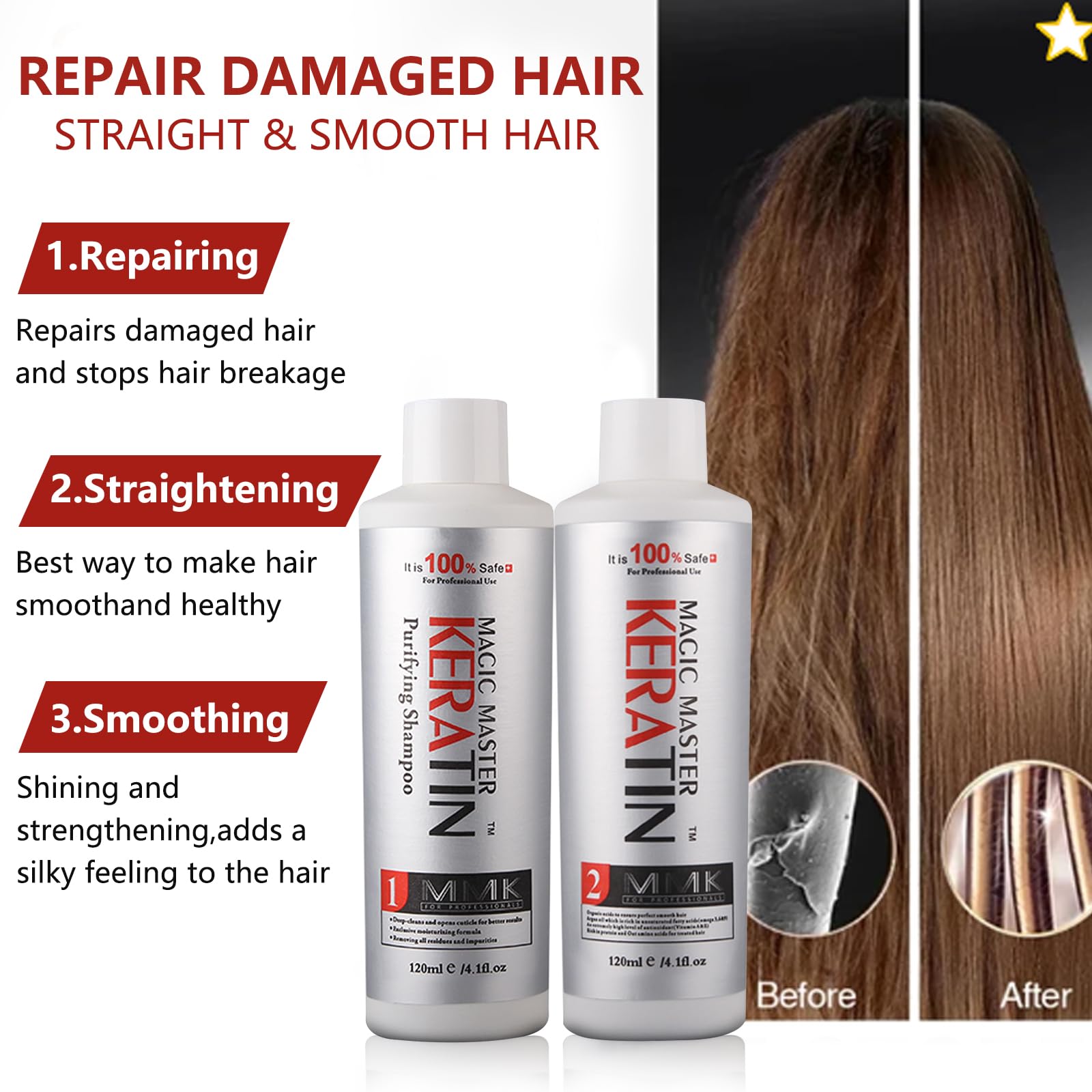 Amazon.com: Formaldehyde Free Brazilian Keratin Hair Treatment