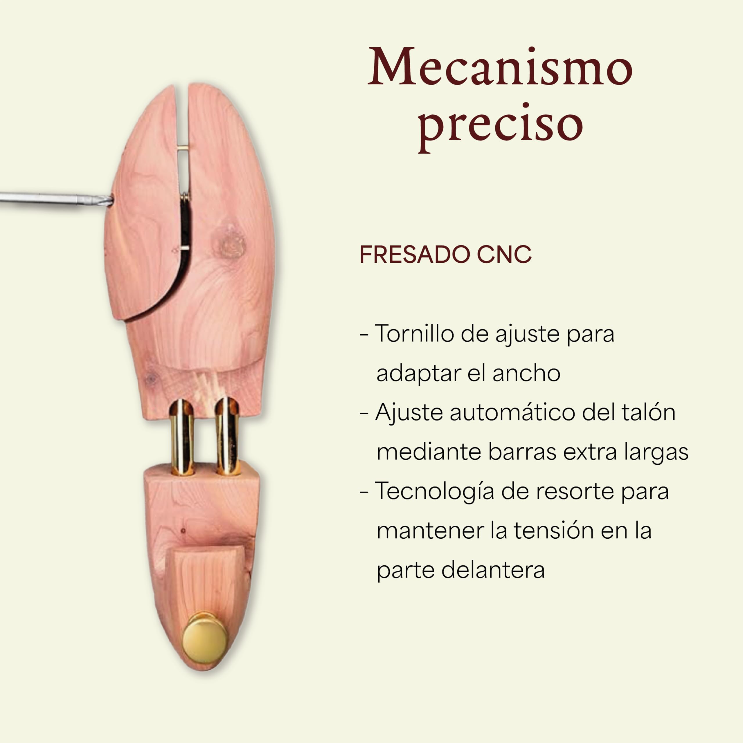 Langer & Messmer Hormas para zapatos de madera de cedro tamaño 34-50 1, 2 o 5 pares