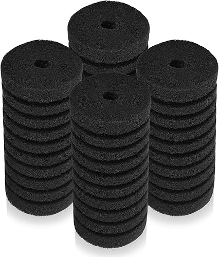 Miniatura 10 de AQQA Filtro de agua de esponja para acuario, filtro bioquímico doble accionado por potencia, filtro de espuma sumergible silencioso con 2 esponjas