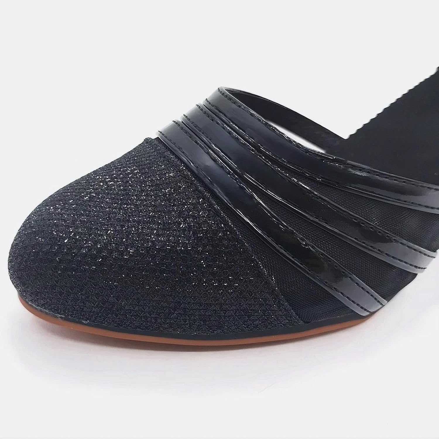 Women's Flapper Shoes Vintage Mesh Dance Shoes Gatsby Roaring 1920s Latin Salsa Swing Ballroom Shoes