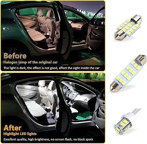 Miniatura 4 de 20 luces LED para techo de automóvil, 12 V, impermeables, de policarbonato de doble punta, luces de lectura interior de vehículo, accesorios