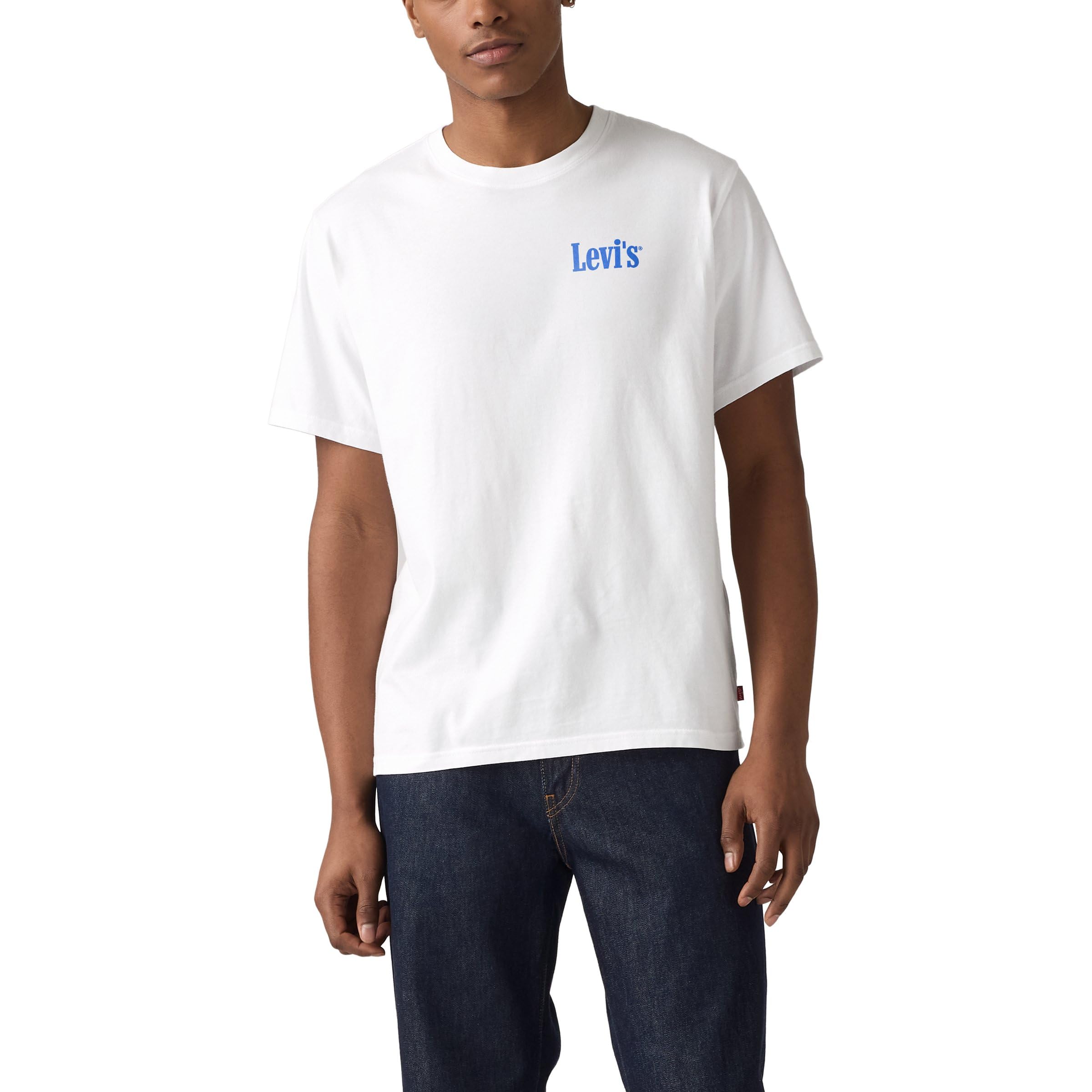 Levi's Ss Relaxed Fit Tee Coastal Creative Pool