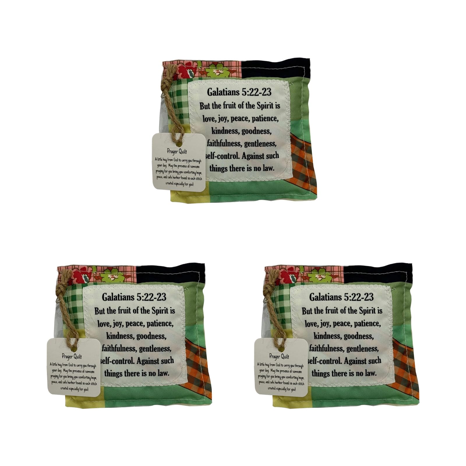 hogtnd Durable Fabric Prayer Bags with Uplifting Messages for Home, Worship, and Religious Bags to Promote Inner Peace