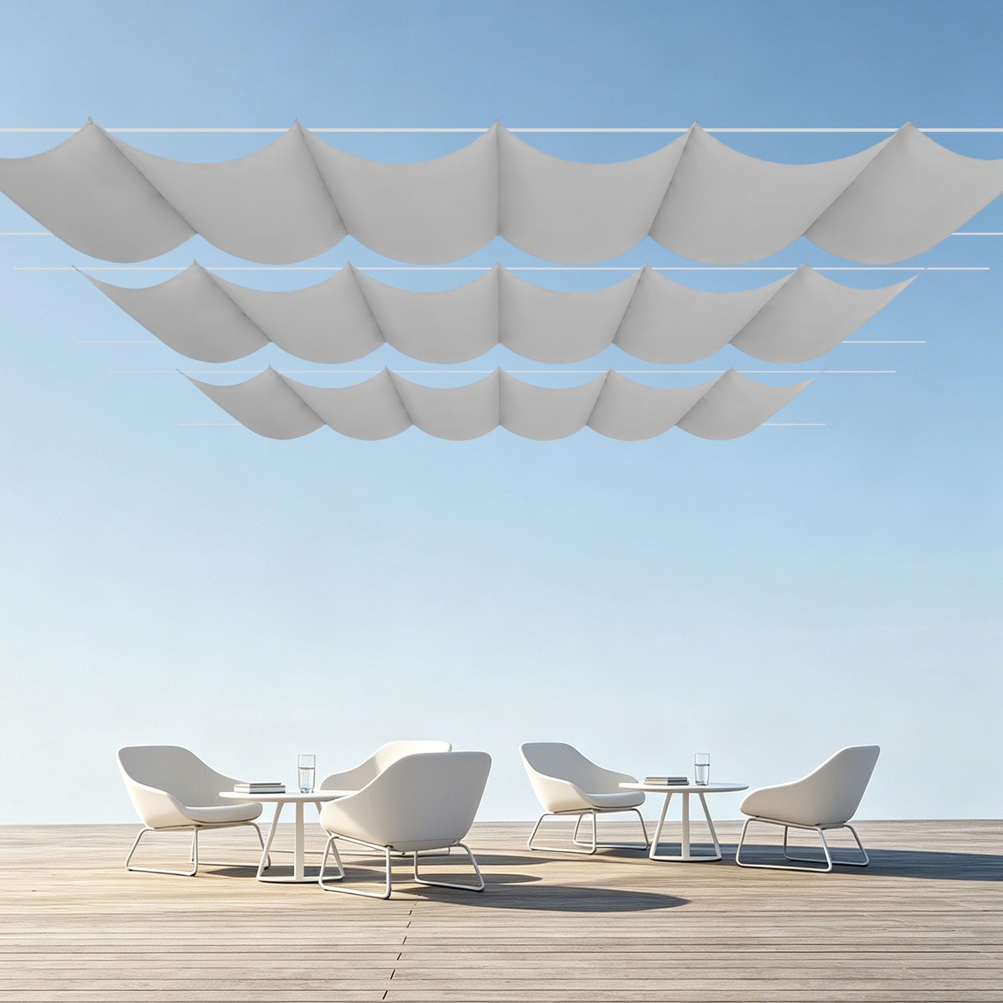Toile ombrage en plein air pour embellir votre terrasse en été