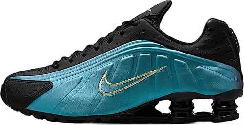 Nike Shox R4 Men's Shoes (Sapphire/Pencil Point/Black/Light Liquid Lime) Size 12
