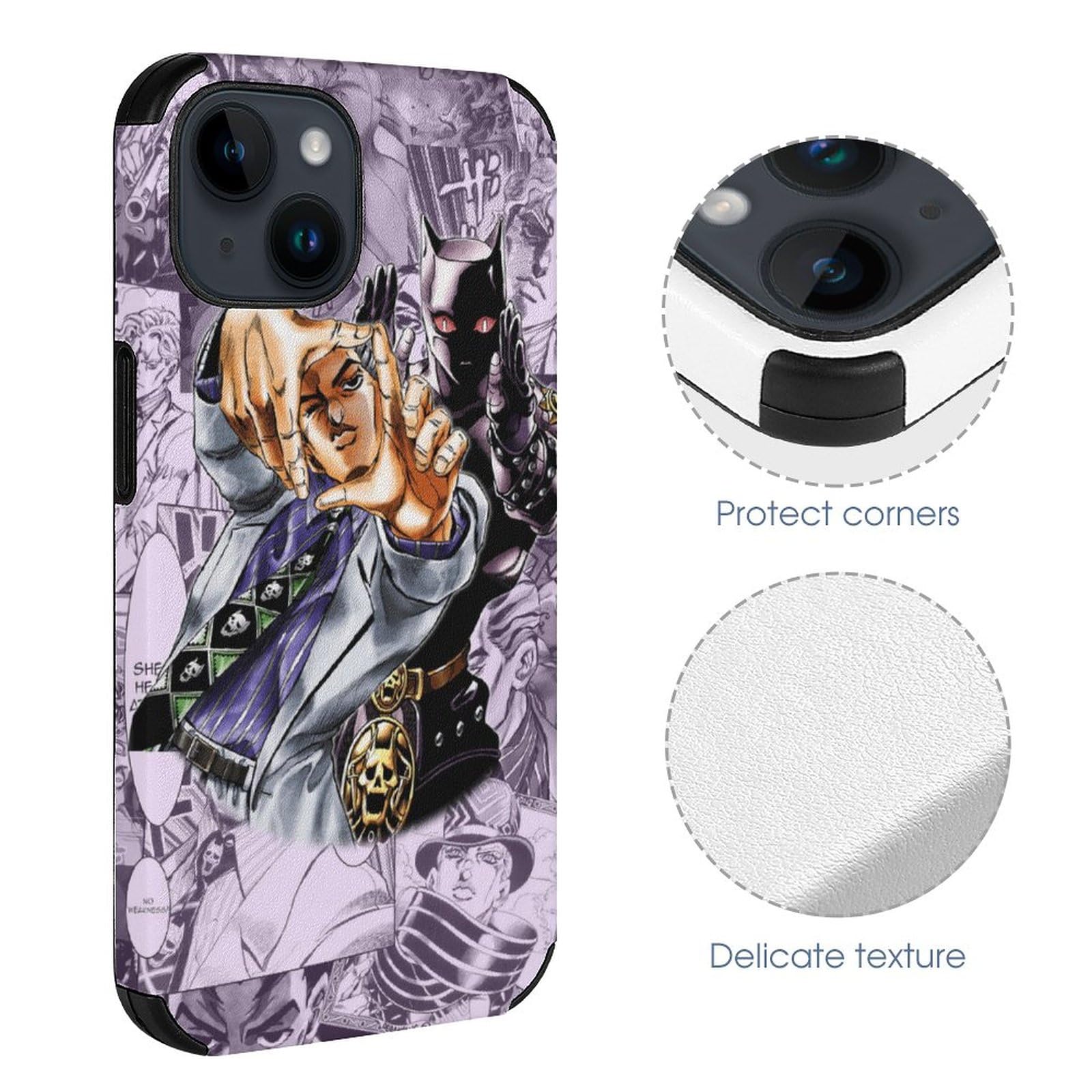 Amazon.co.jp: 【iPhone 12 用 ケース】 ジョジョの奇妙な冒険 吉良吉