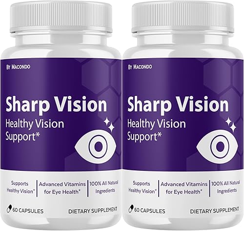Sharp Vision Capsules, píldoras oficiales de apoyo para la salud ocular SharpVision con todos los ingredientes naturales, suplemento de bienestar