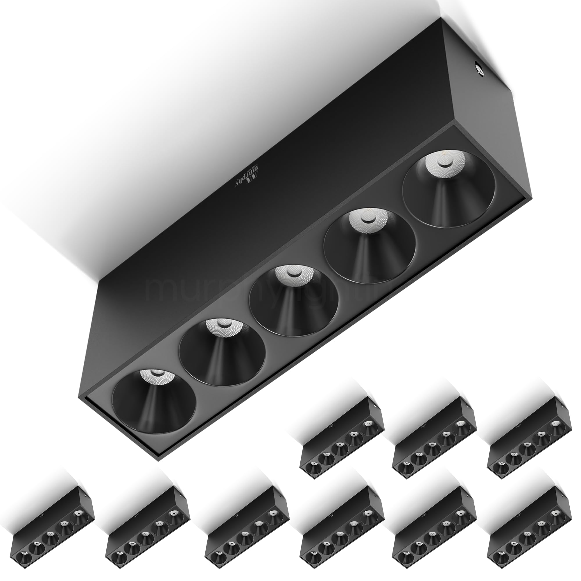 Murphy LED Spot Light - Black Finish, 20W -8