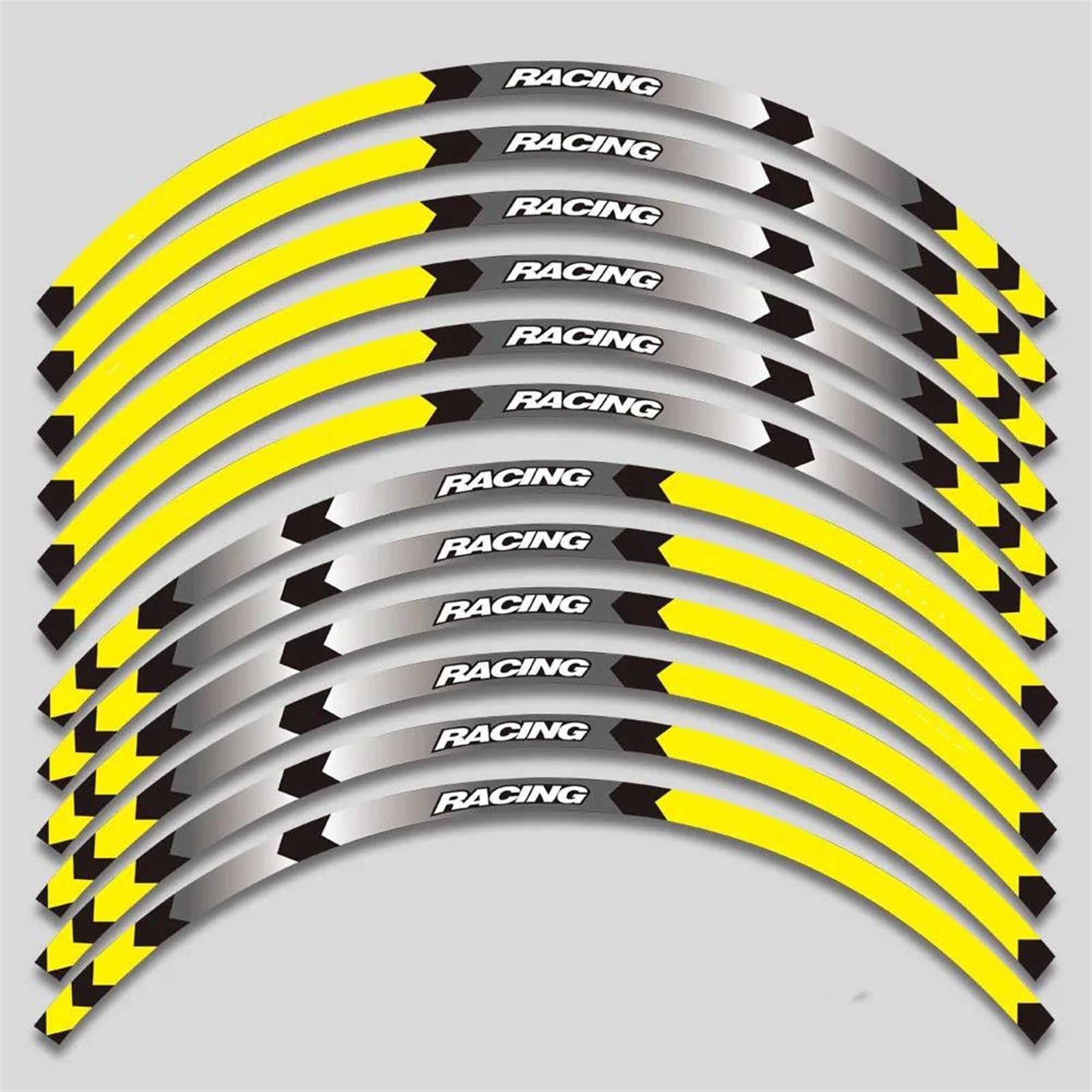 Stickers Motorcycle Reflective Rim Edge Stripes Wheel Stickers for NC750 NC750S NC750X NC 750 XS 750X 750S(Style 10)