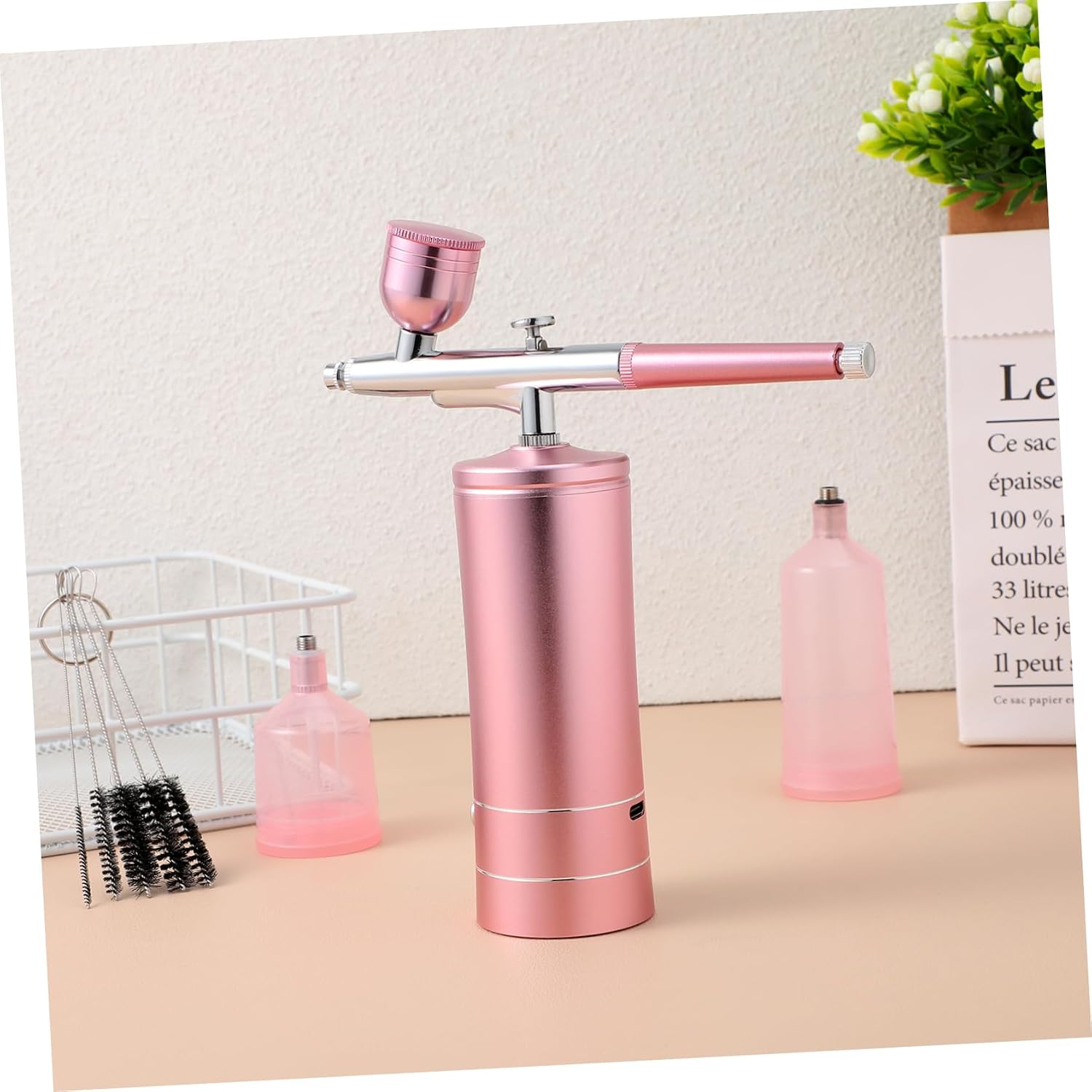 1 Set Air Brush for Nails Airbrush Paint Kit Airbrush Kit with Compressor Nail Airbrush Air Brush Kit Air Brush Electric Spraygun Cordless Airbrush Kit Aluminum Alloy