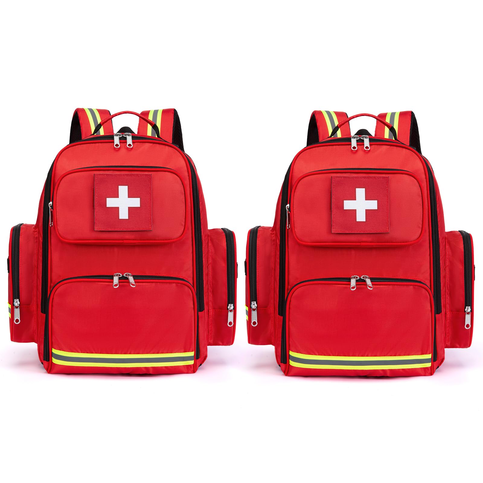 First Aid Backpack Medical Emt First Responder Bag Empty Ems Emergency Home Health Hiking Trauma Travel Camping