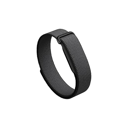 Google Fitbit Air - Screenless Activity Tracker with Fitness, Heart Rate, and Sleep Tracking - Personalized AI-Powered Coaching - Up to 7 Days’ Battery Life - Works with iOS and Android - Obsidian