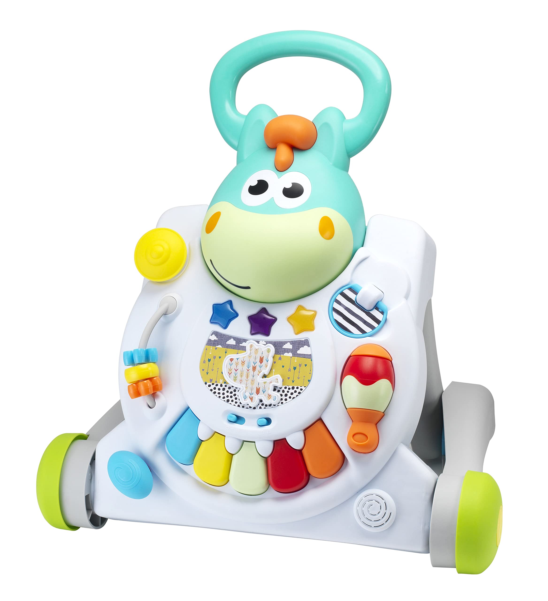 Infantino Interaktywny pchacz, chodzik 3w1 Konik
