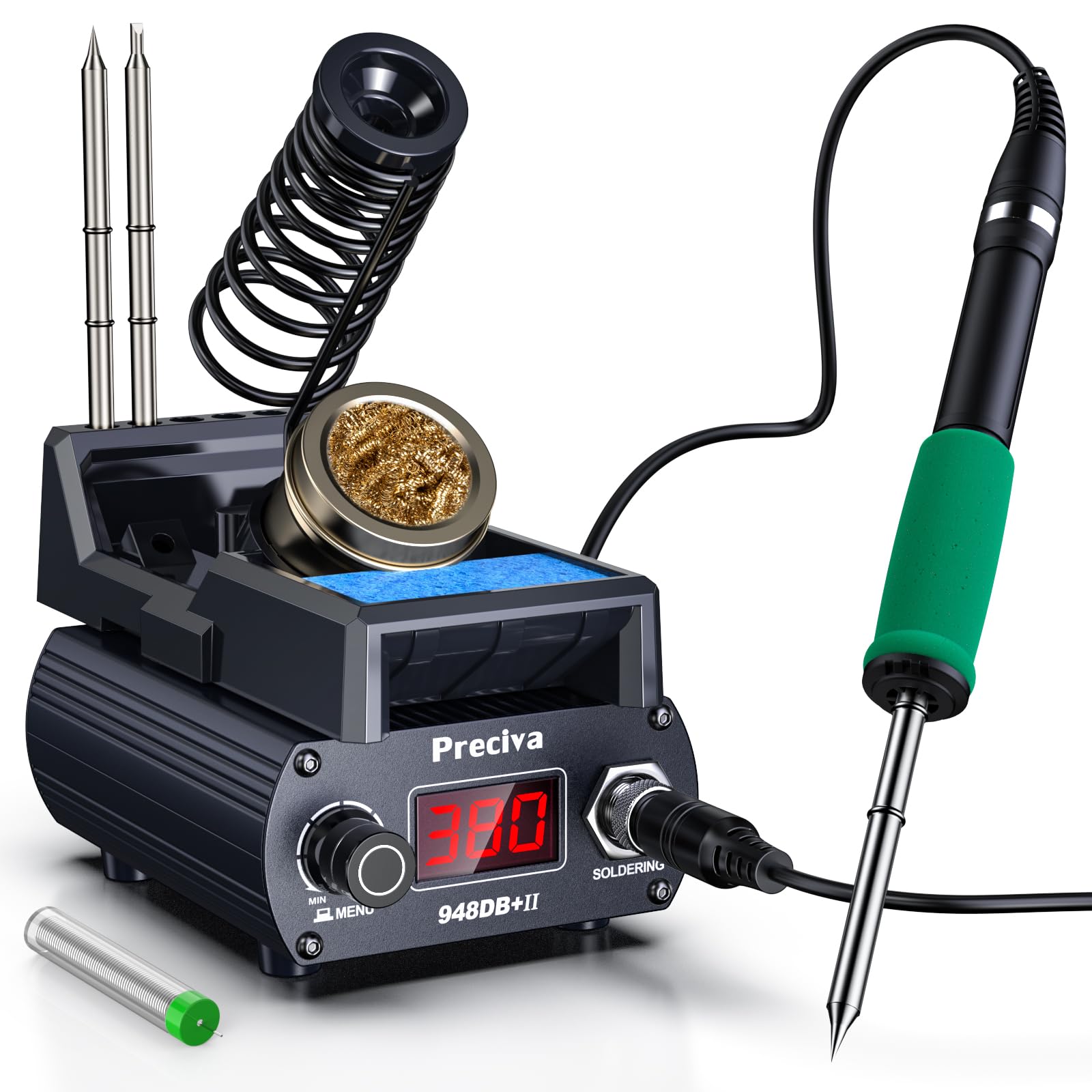 Portable Soldering Station-T12 Solder Iron Tip, 75W Digital
