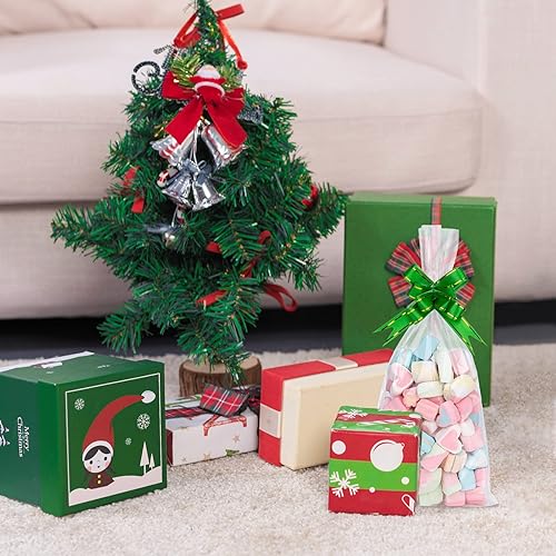 Miniatura 6 de Awpeye 100 bolsas transparentes de celofán de celofán de 6 x 12 pulgadas, buenas para pasteles, panadería, galletas, dulces, postres, palomitas de