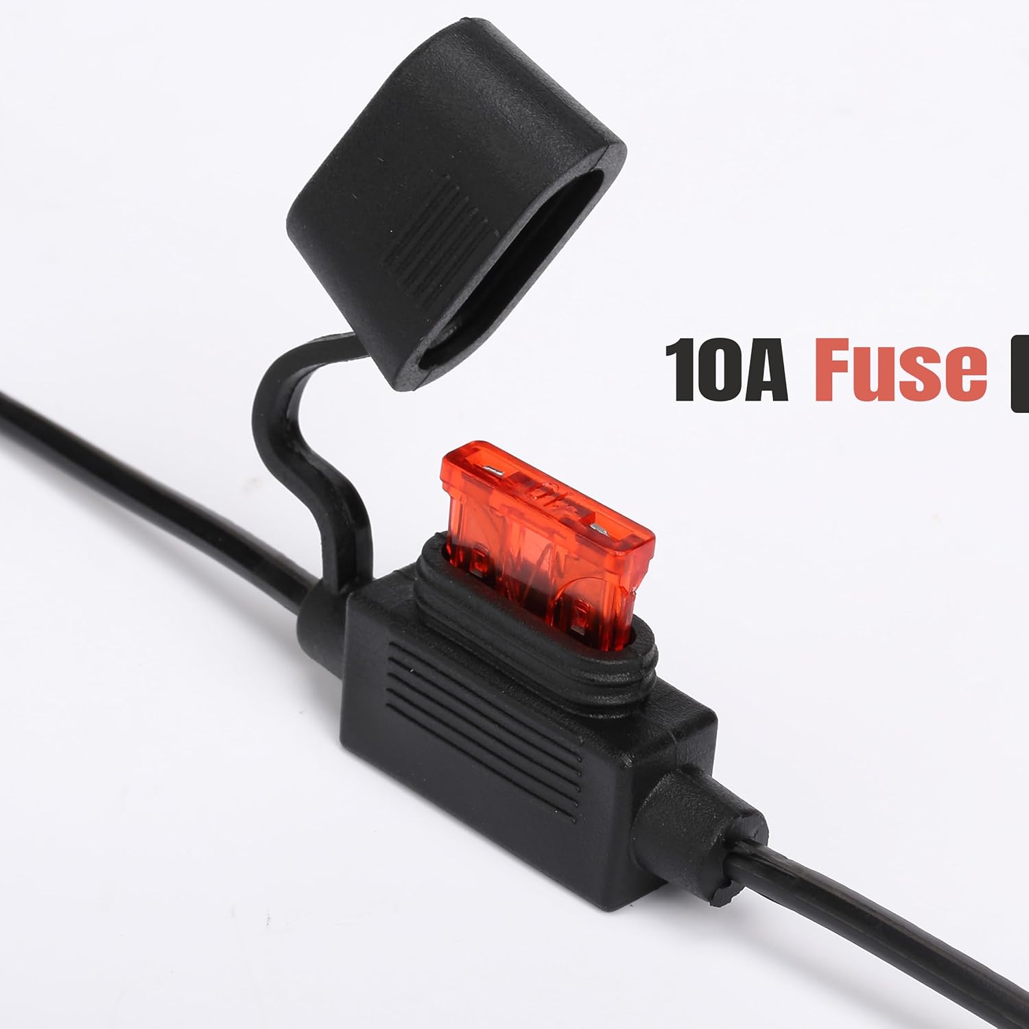 Bates- SAE Battery Connector, 2 FT, 18 AWG SAE to O-Ring Harness | 2-Pin Connector for Chargers Maintainers Solar Panels & Motorcycles