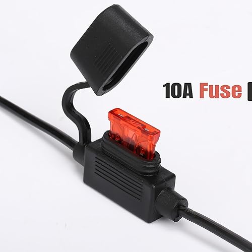 Miniatura 6 de Bates - Conector de batería SAE, paquete de 2, arnés de terminal de anillo SAE a O de 2 pies, conector de batería de 2 pines, conector SAE, conexión