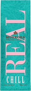 Muskoka Roastery Coffee, REAL Chill, Whole Bean Coffee, 400g | Medium Roast, Crafted for Iced Coffee, Smooth & Silky Finish
