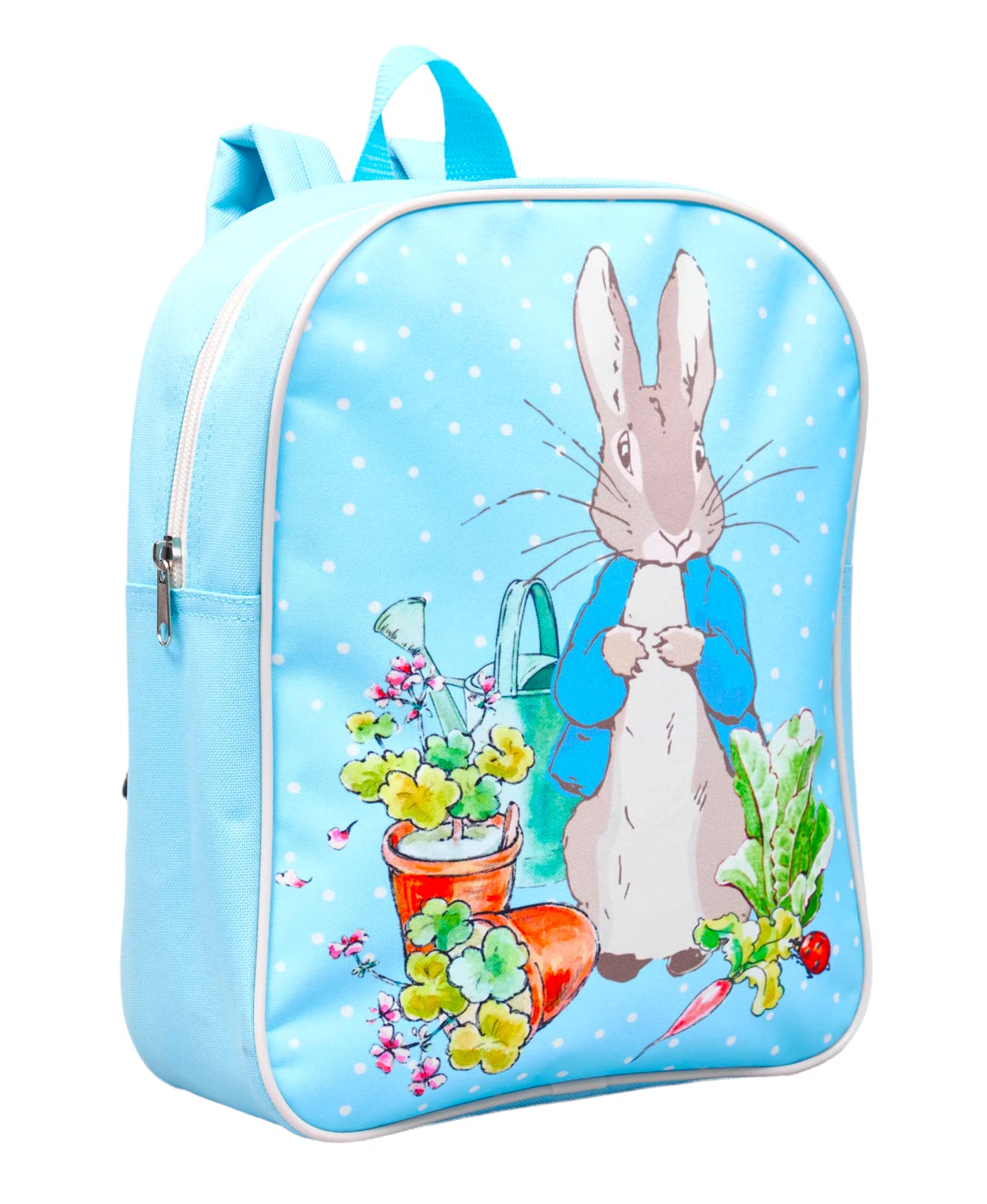 William Lamb Kids Children Premium Official Licensed School Backpack Polka Dot Blue PR