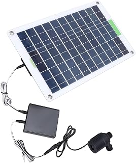 Solar Tauchpumpe Gartenpumpe 100W Kit 800L Höhe mit Speicherbox für Teich Springbrunnen autark