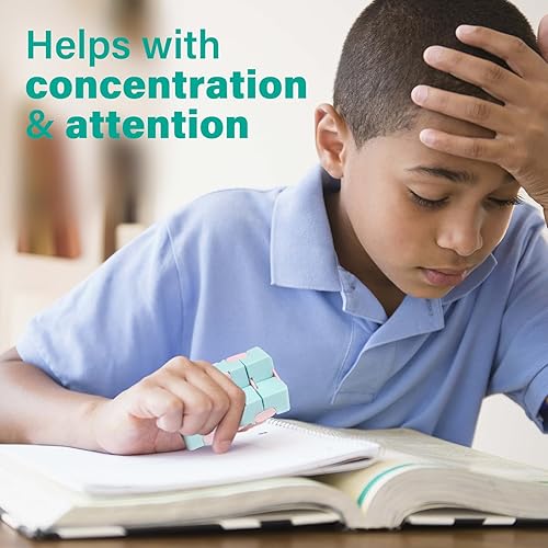 Miniatura 4 de WUQID Infinity Cube - Juguete antiestrés para niños y adultos, bonito, pequeño, accesorio único para aliviar la ansiedad y pasar el tiempo (color