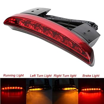 Amazon.com: ANKIA Motorcycle Chopped Rear Fender Edge LED