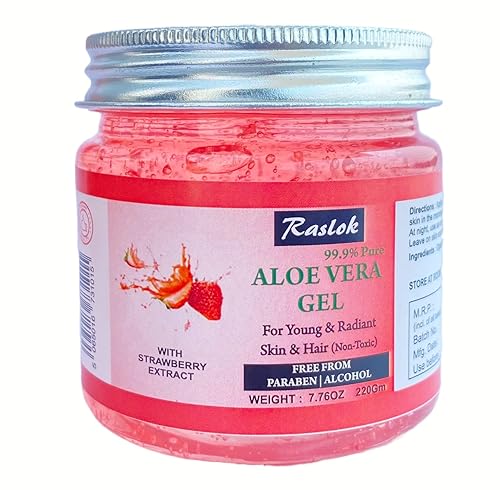 Miniatura 10 de Gel de aloe natural 100% puro  Para hidratar la cara y el cuidado del cabello, hidratante duradero, hidratante calmante  No pegajoso (10.50 onzas)