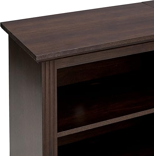 Miniatura 53 de ROCKPOINT Moderno soporte de consola asimétrico de 2 puertas para televisores de hasta 58 pulgadas, 52 pulgadas, color blanco Blanco,Carbón