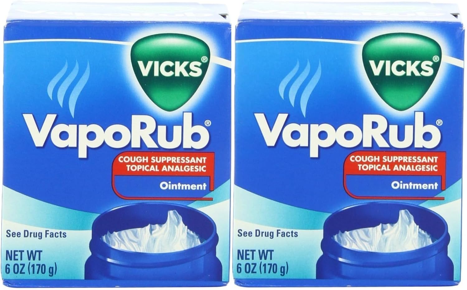 Vicks VapoRub- 6 oz jar - Pack of 2