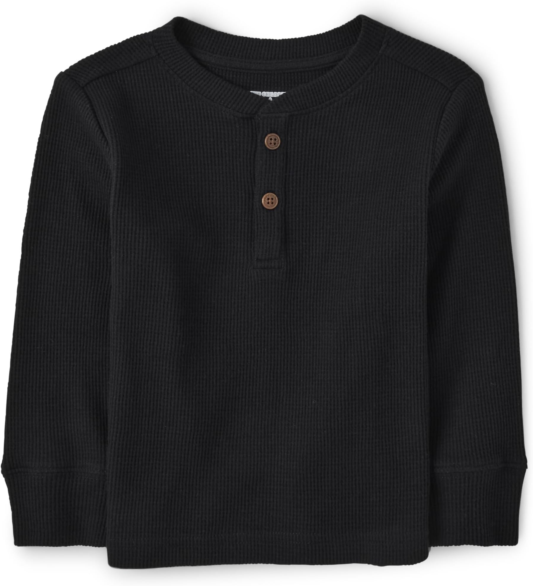 The Children's Place Baby Toddler Boys Long Sleeve Thermal Henley Top