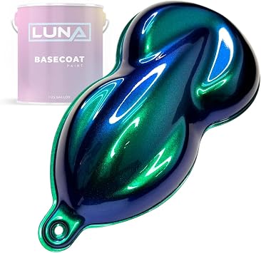 ZGA Midcoat - Green/Teal/Blue/Purple - Hypershift - 1 Gallon Professional Auto Paint for DIY Enthusiasts, Hobbyists, and Automotive Shops - Premium Quality for Professional Installers - Luna Eclipse
